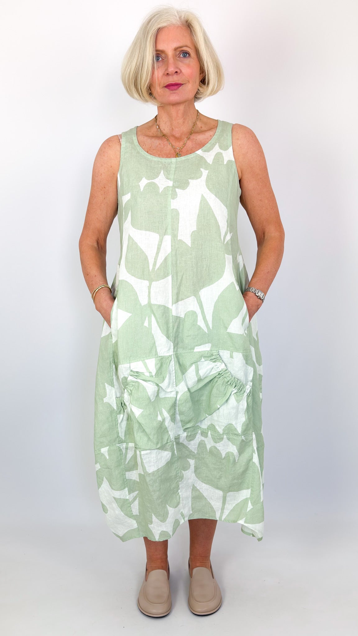 Rundholz Black Label 3550902 Dress Lime Print