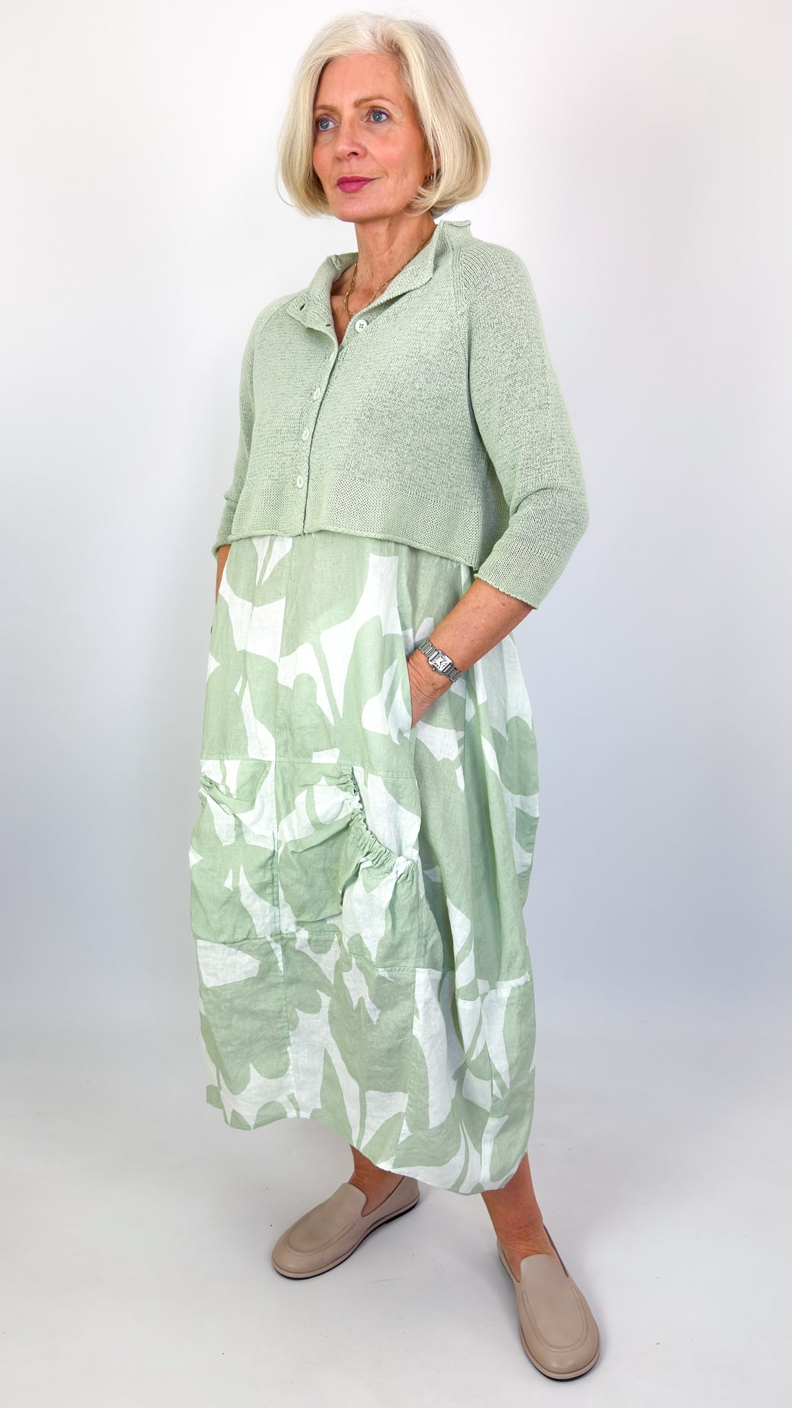 Rundholz Black Label 3550902 Dress Lime Print