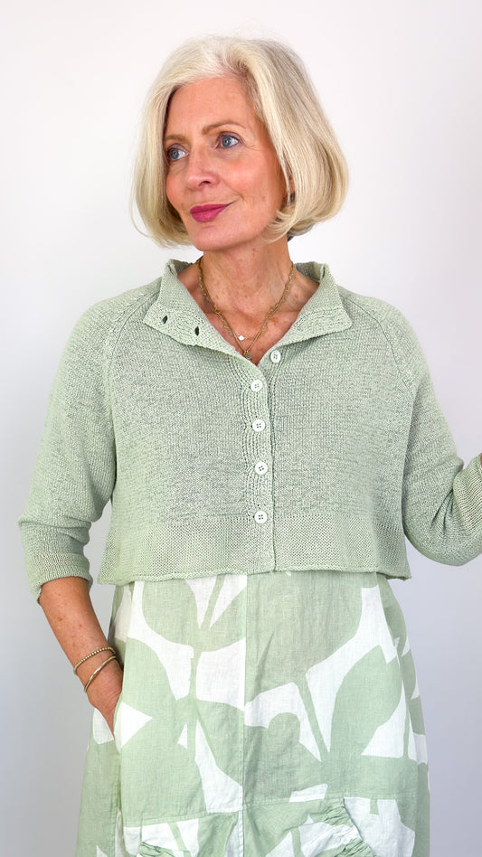 Runsholz Black Label 7107 Cardigan Lime