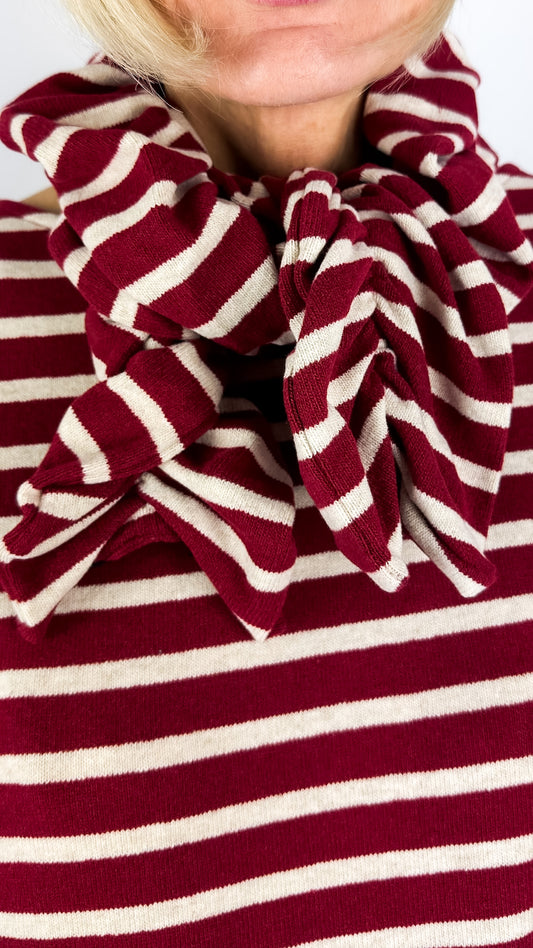 Mama b Frou Scarf Scuro Stripe