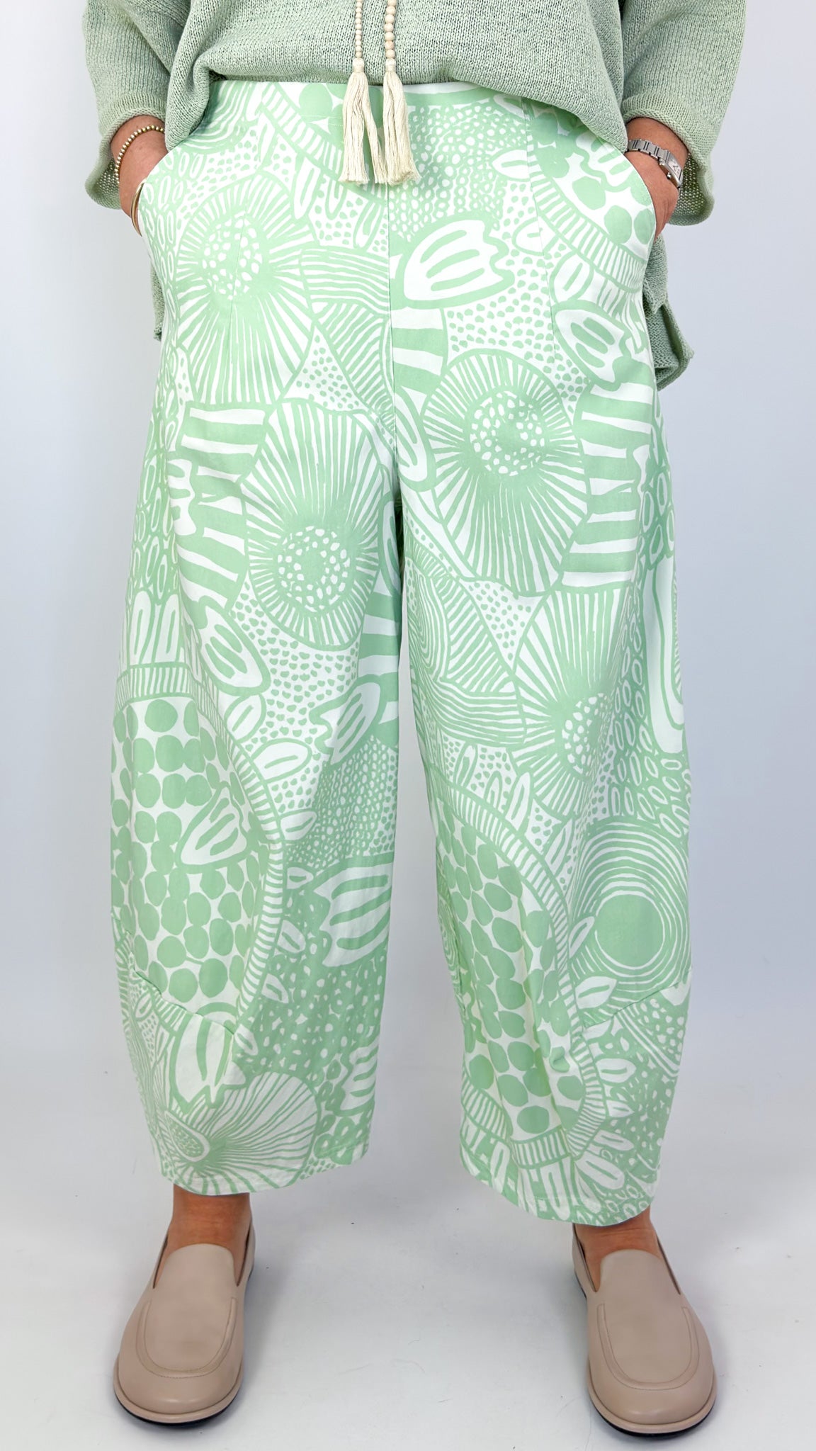 Rundholz Black Label 0106 Trousers Lime Print