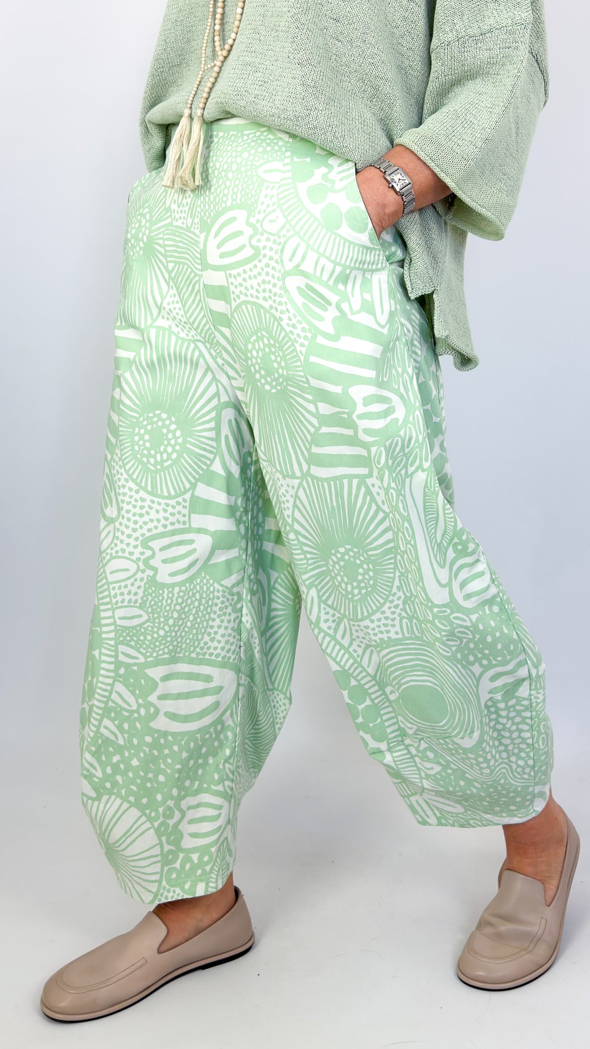 Rundholz Black Label 0106 Trousers Lime Print