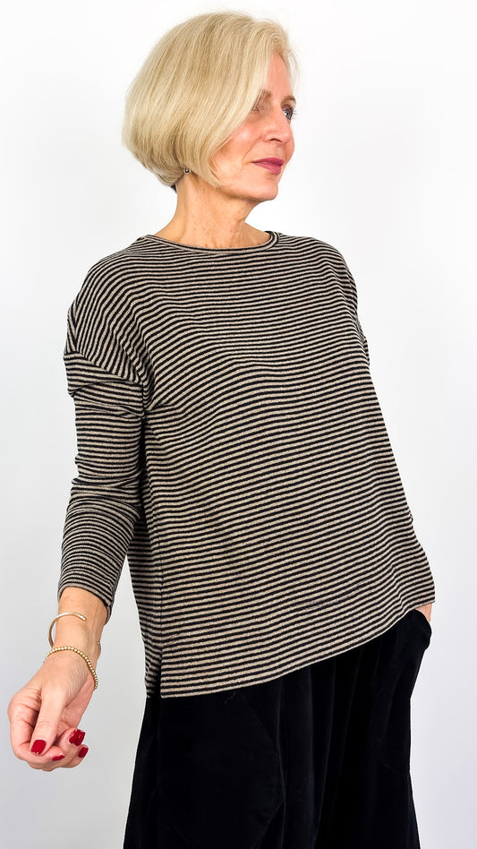 Mama b Mara Jumper Alpaca Stripe