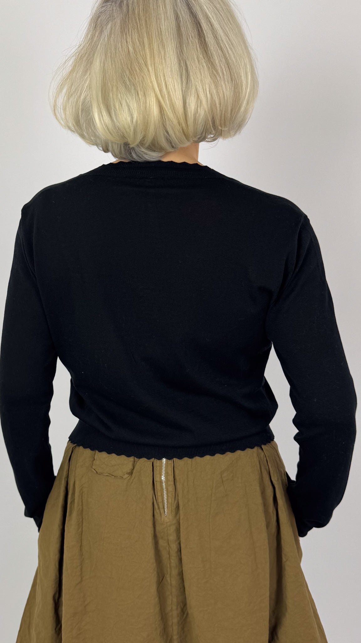 MJ Watson 646 Cardigan Black