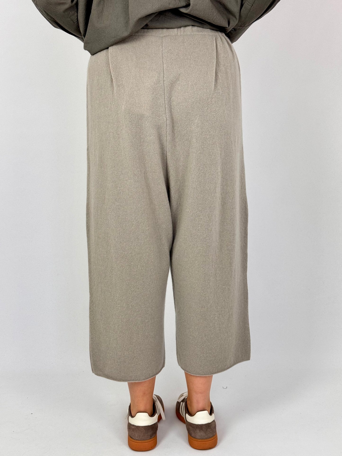 Evam Eva Cashmere Trousers Beige