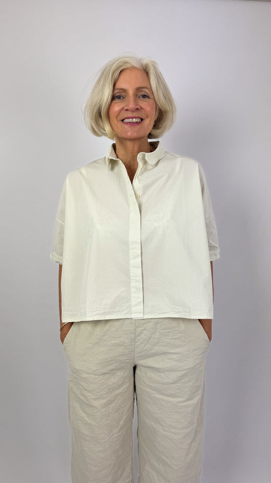 Aequamente 147 Shirt Chalk