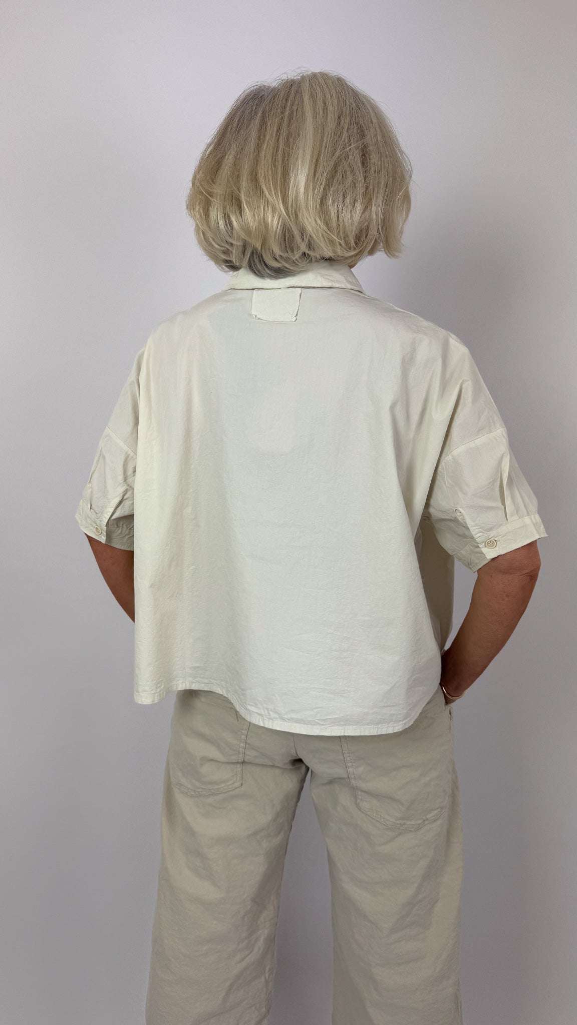 Aequamente 147 Shirt Chalk