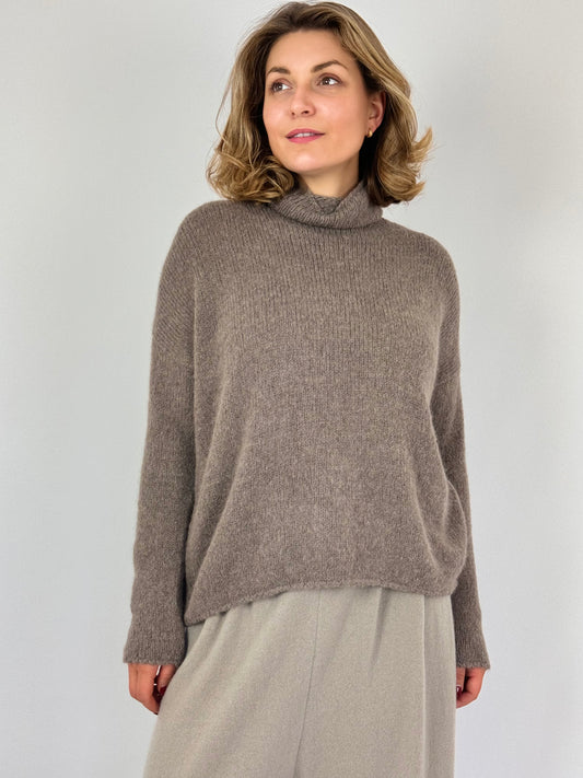 Evam Eva Lily Turtleneck Mocha