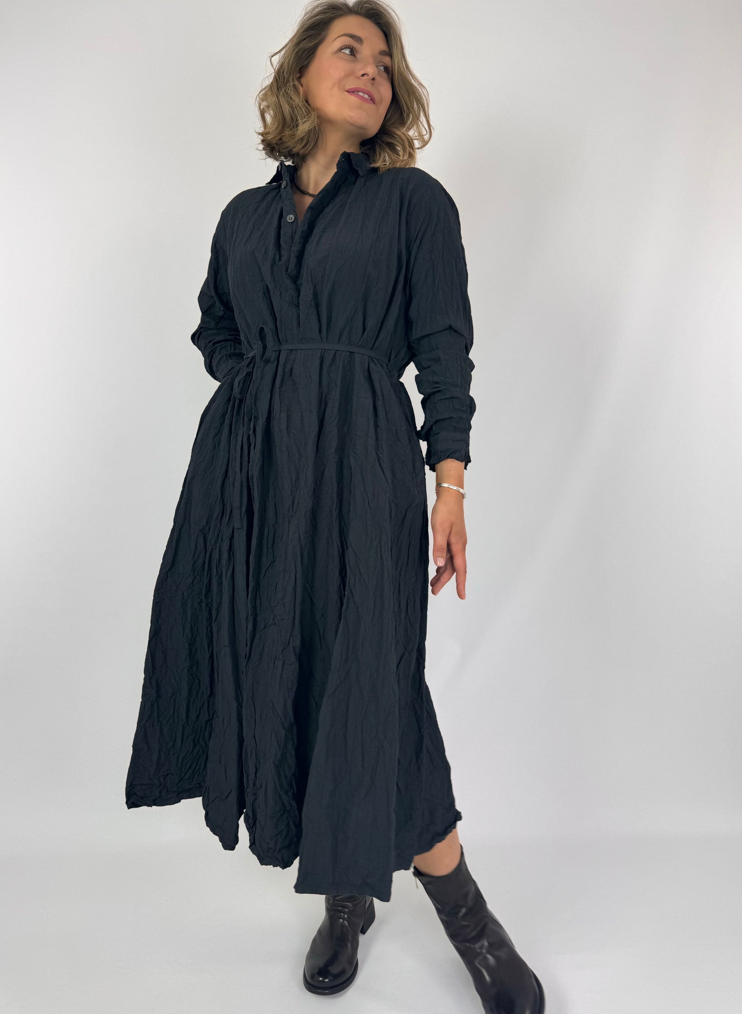 Pas De Calais 4406 Dress Charcoal