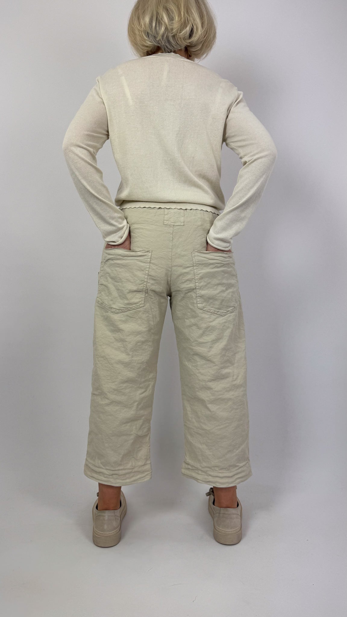 Aequamente 107 Trousers Sand