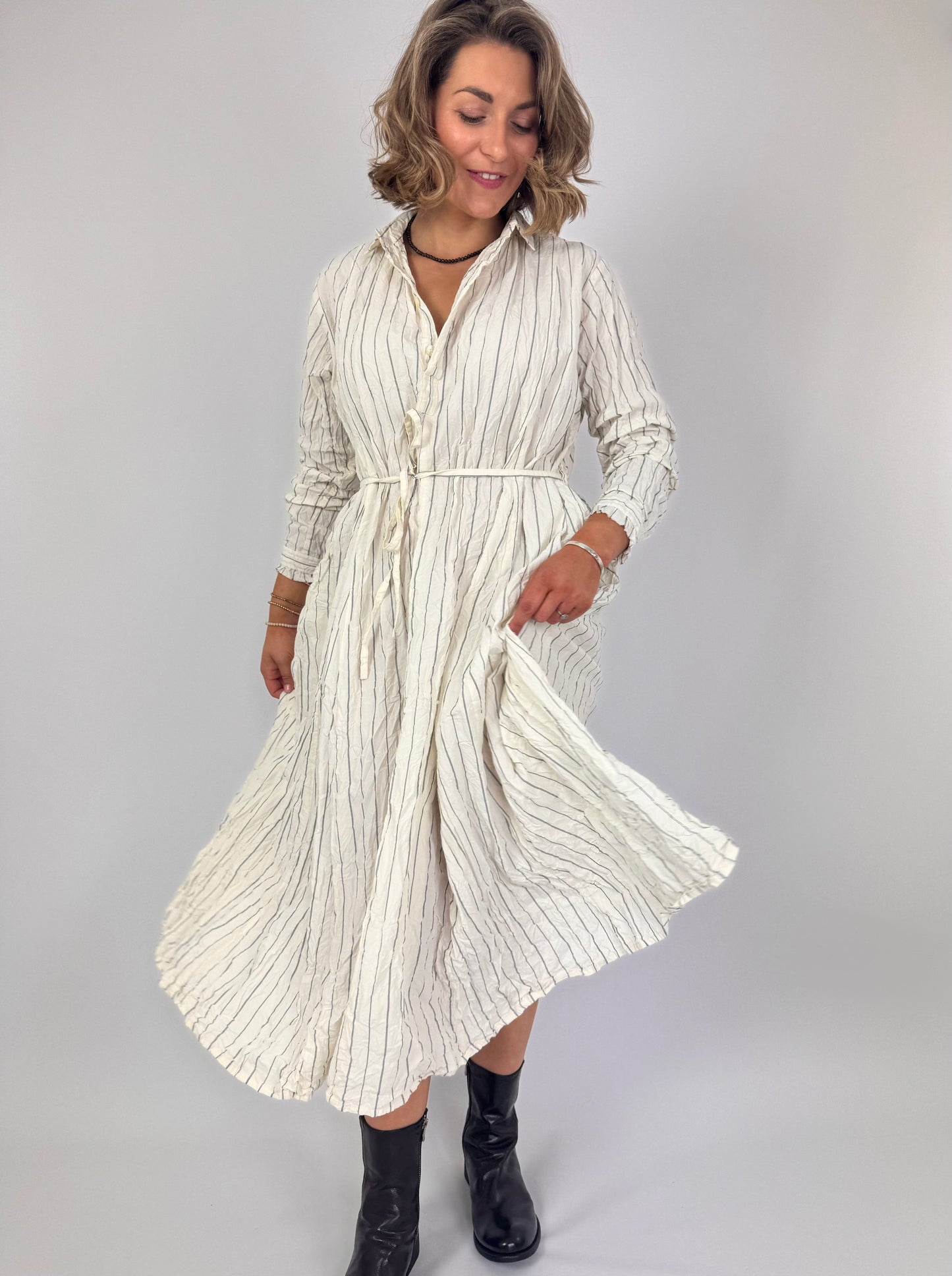 Pas De Calais 4406 Dress Ivory