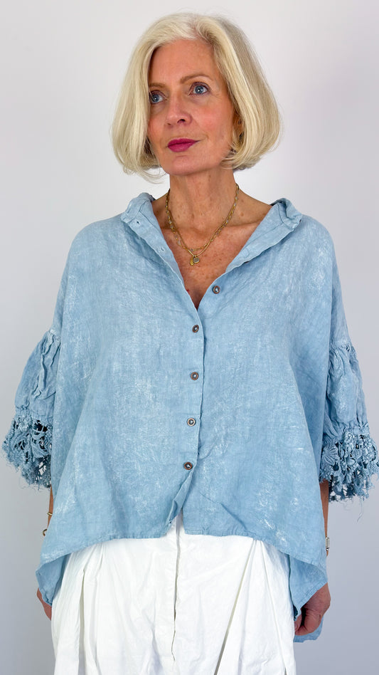 Rundholz Dip 2670402 Blouse Sky Fog