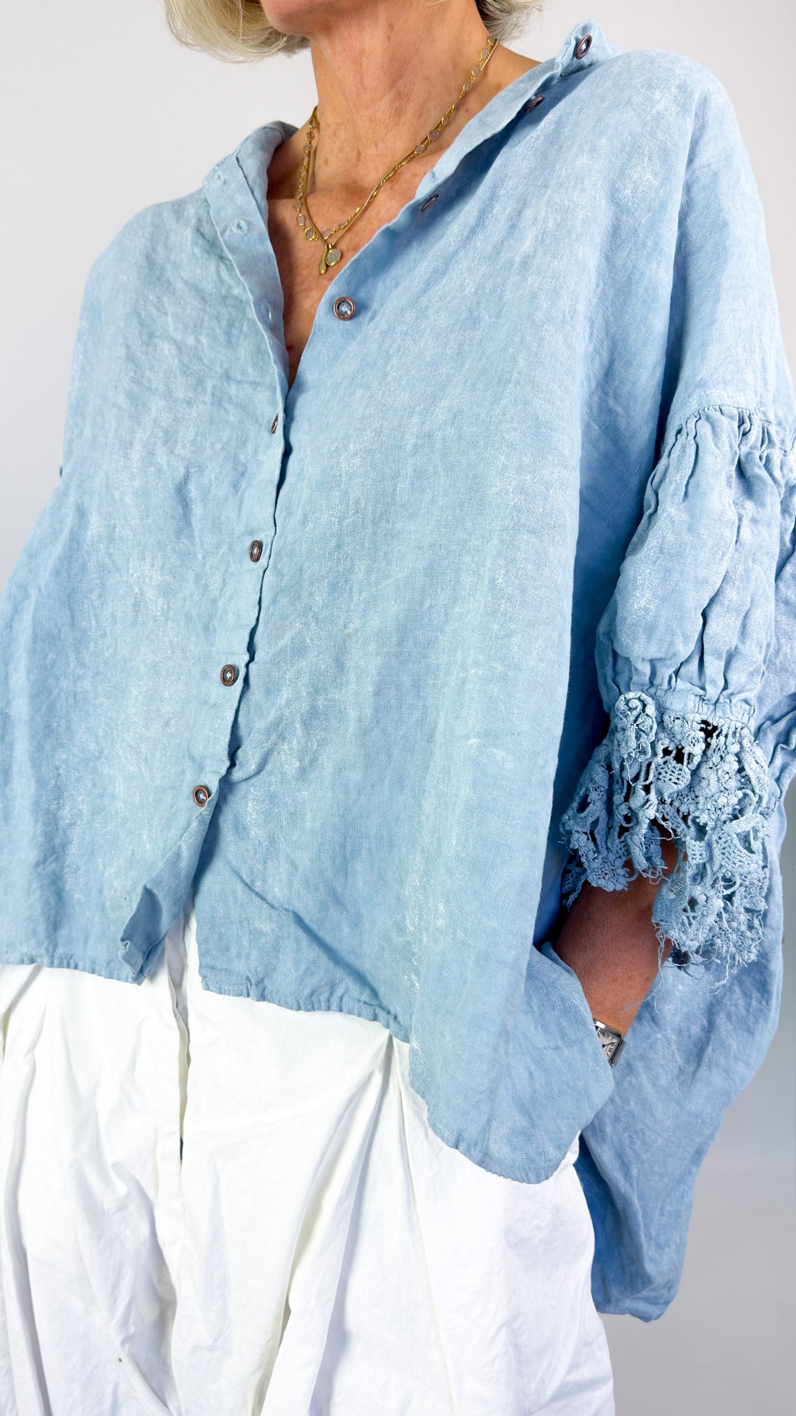 Rundholz Dip 2670402 Blouse Sky Fog