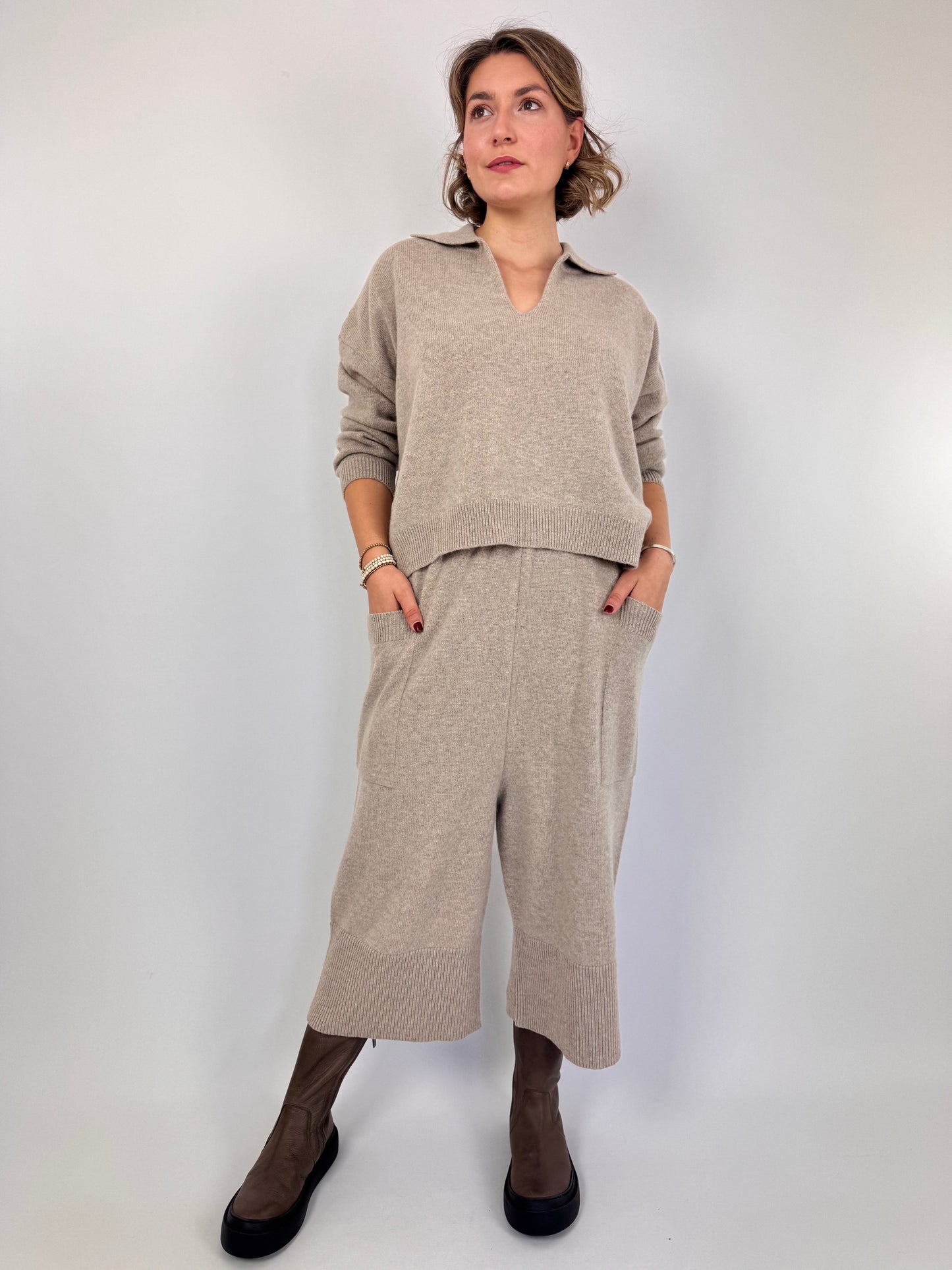 Sort Aarhus Stacci Jumper Beige
