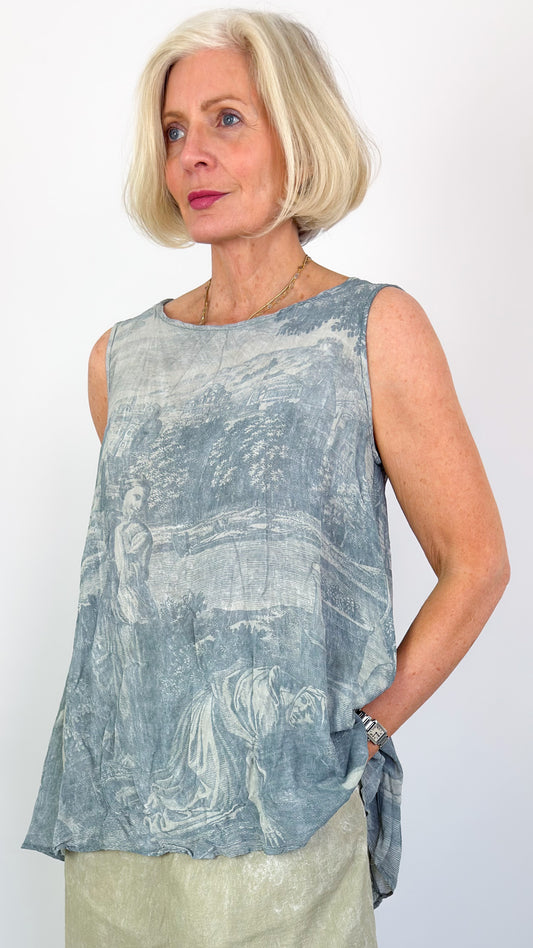 Rundholz Dip 0803 Top Seaweed Print