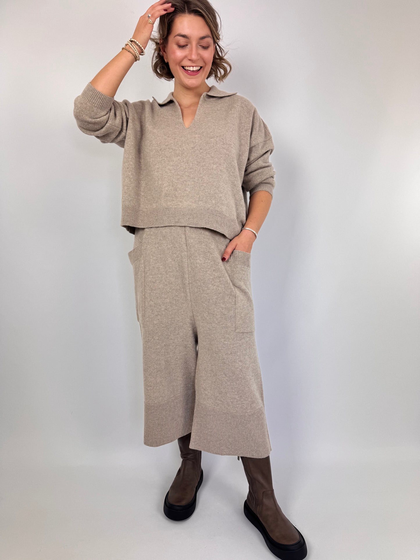 Sort Aarhus Stacci Jumper Beige