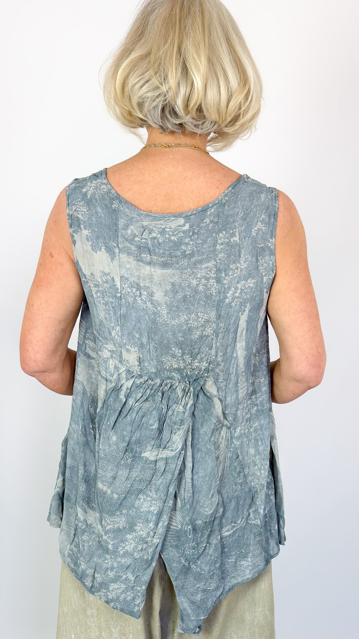 Rundholz Dip 0803 Top Seaweed Print