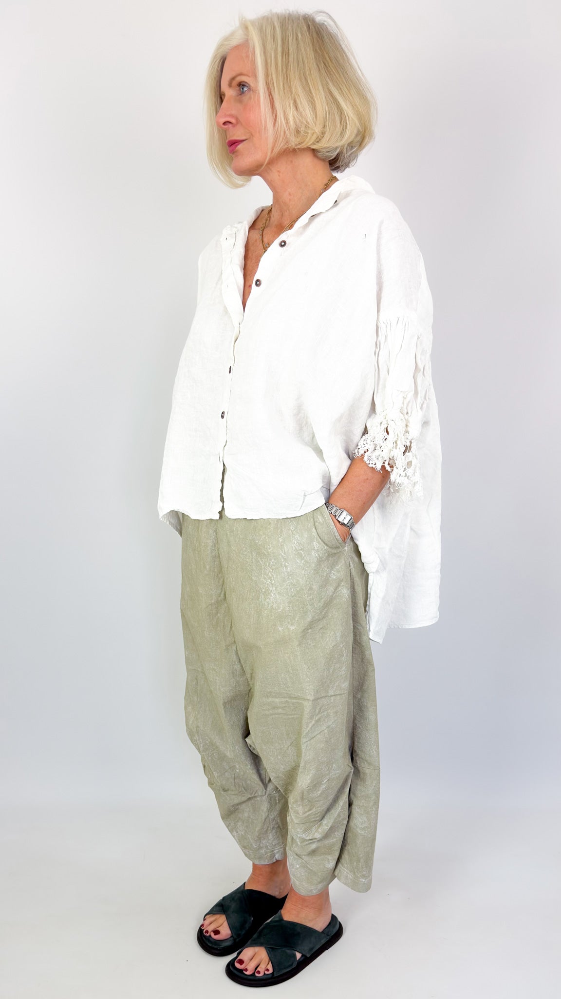 Rundholz Dip 2670402 Blouse Sea/Fog