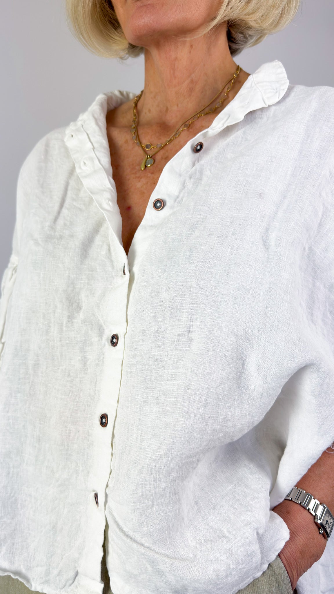 Rundholz Dip 2670402 Blouse Sea/Fog