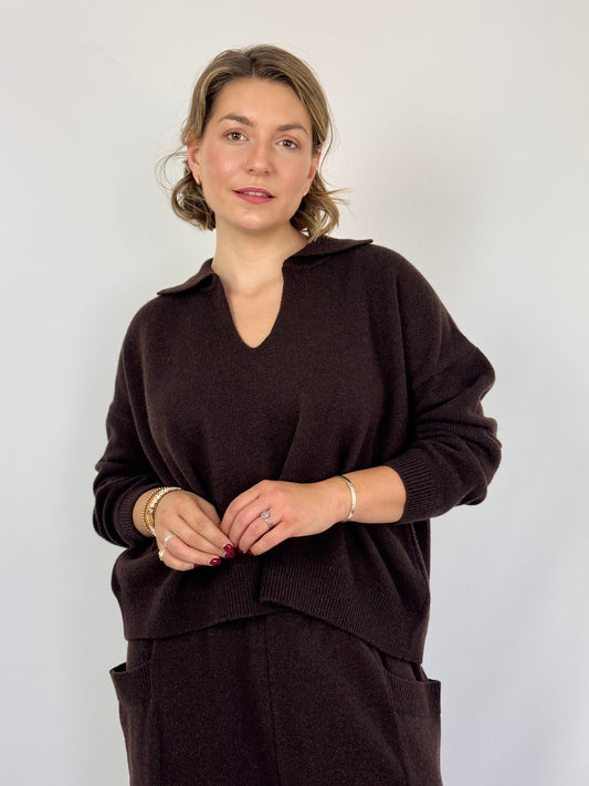 Sort Aarhus Stacci Jumper Brown