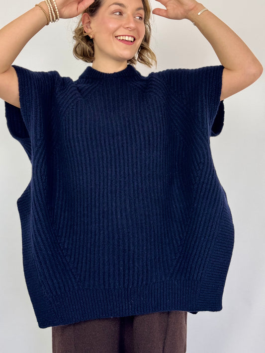 Sort Aarhus Nella Jumper Navy