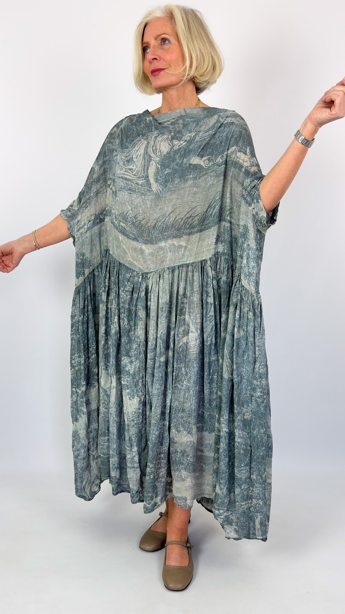 Rundholz Dip 0905 Dress Seaweed Print