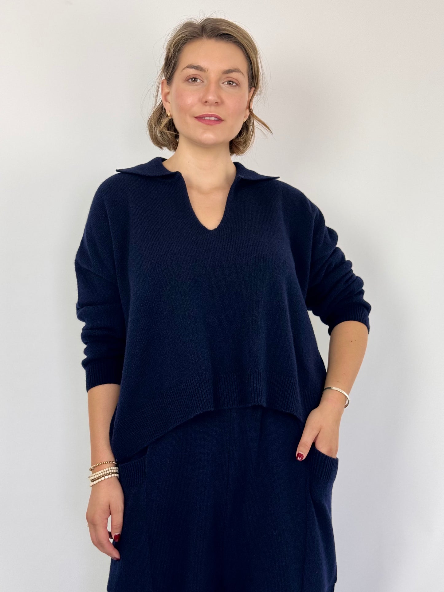 Sort Aarhus Stacci Jumper Navy