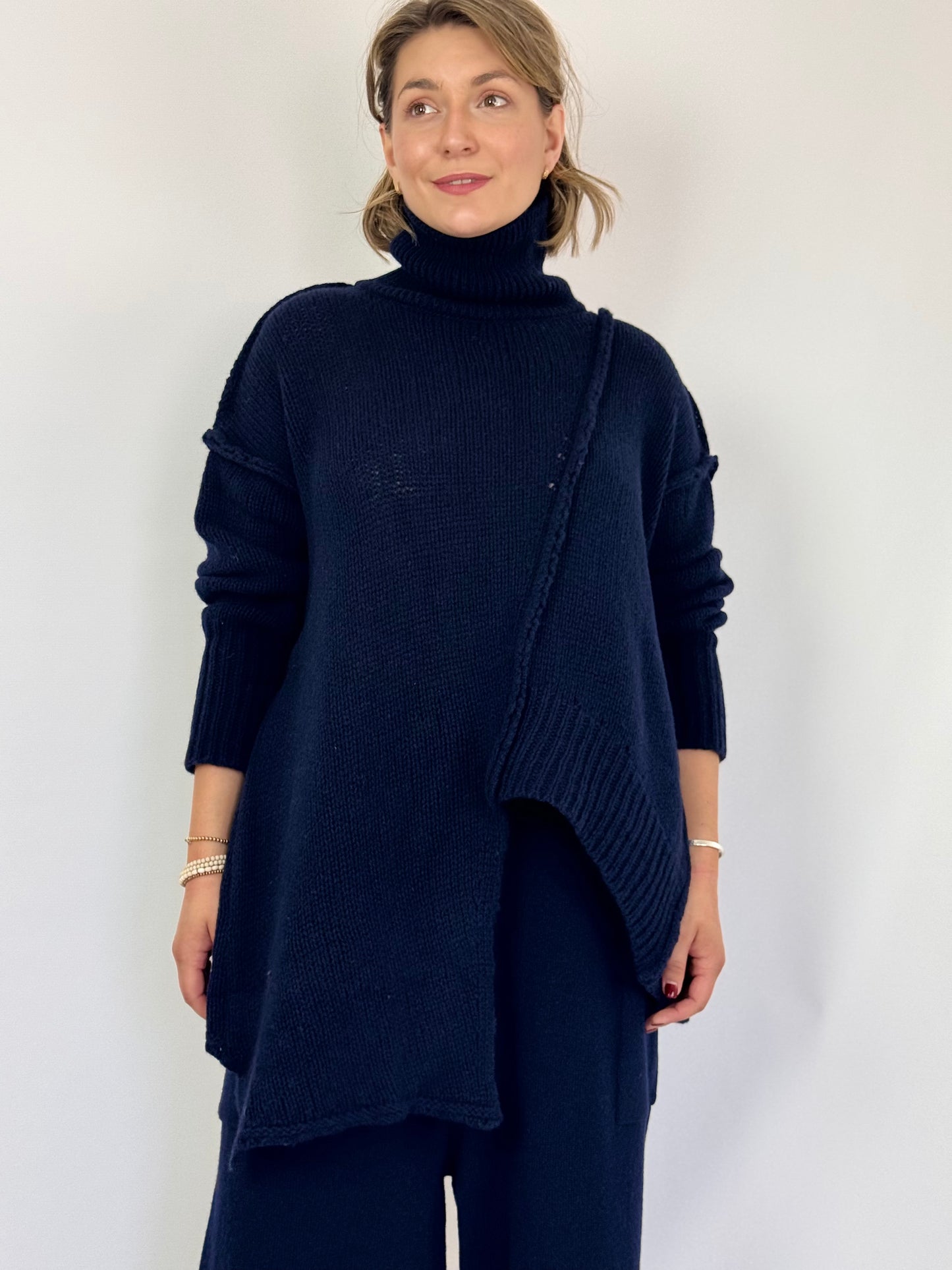 Sort Aarhus Kara Jumper Navy