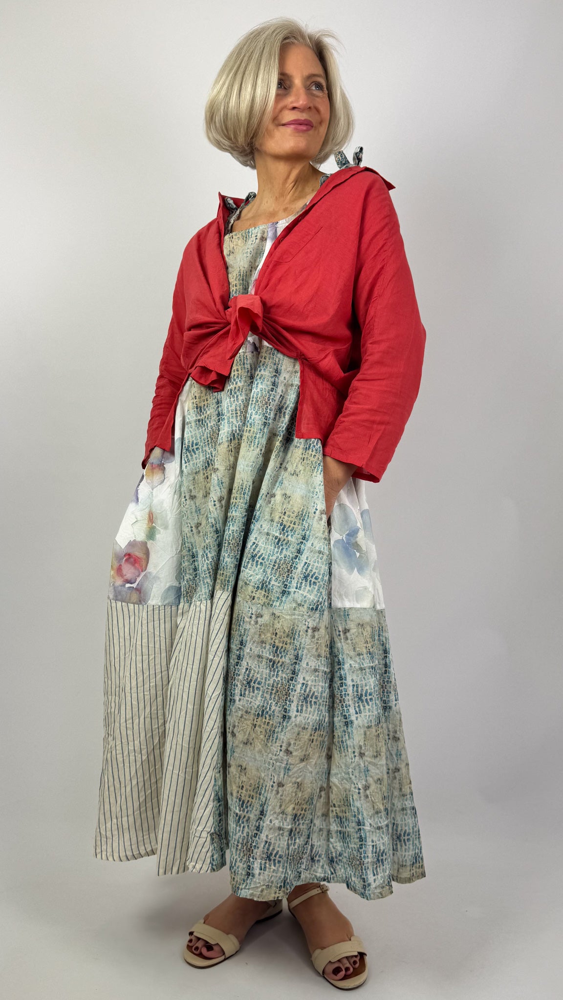 Ewa i Walla Norine Dress Check/Flower