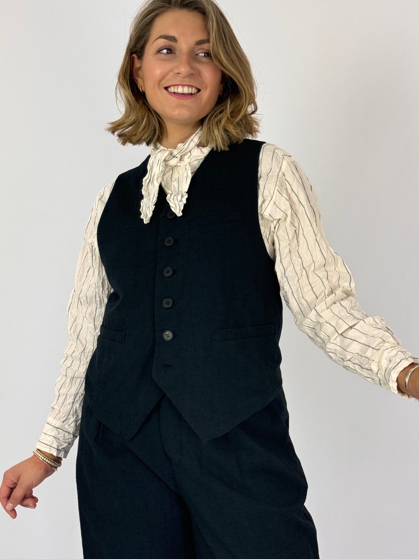 Pas De Calais 3267 Waistcoat Black