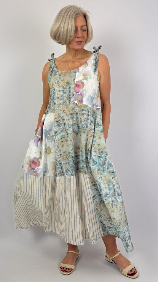 Ewa i Walla Norine Dress Check/Flower