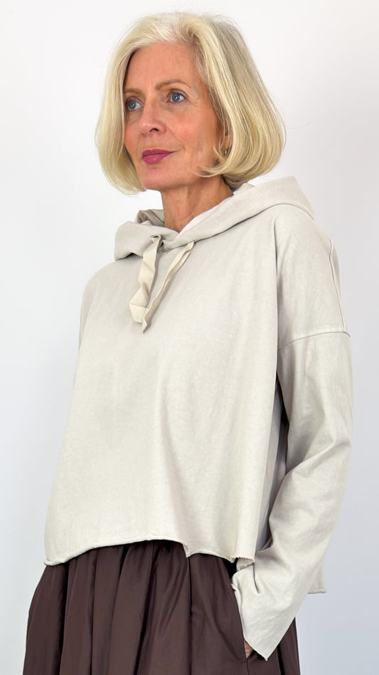 Album Di Famiglia 40_205 Hoodie Jumper Pebble