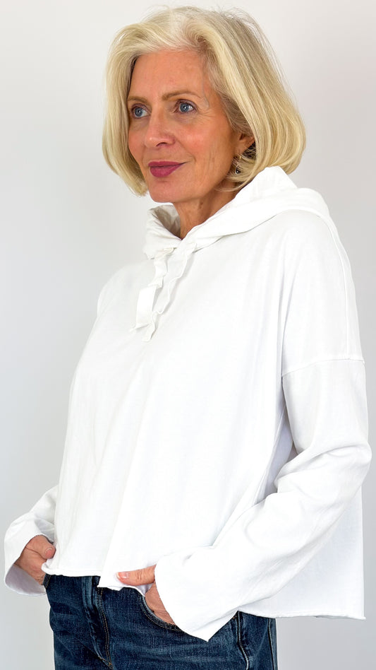 Album Di Famiglia 40_205 Hoodie Jumper White