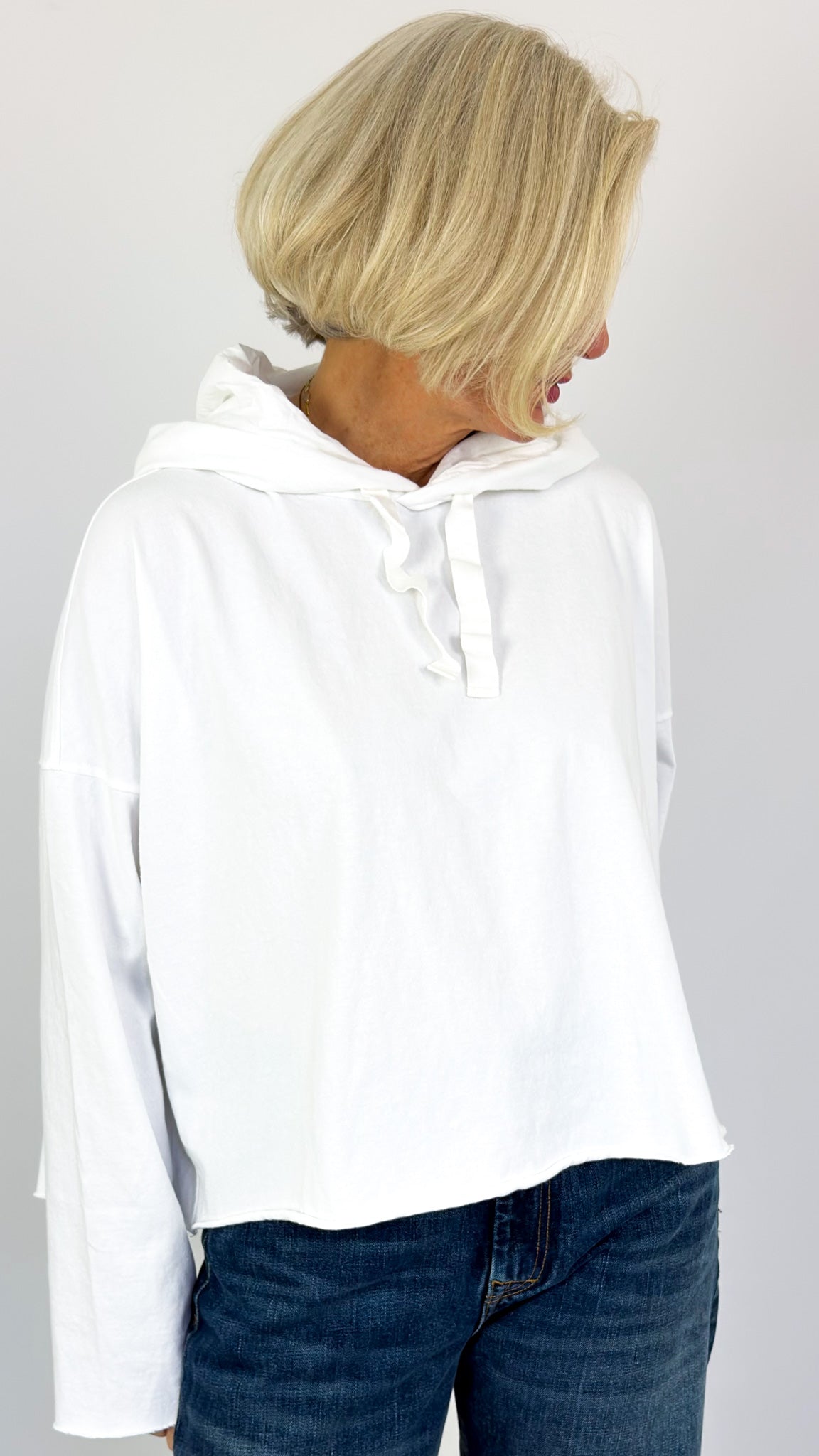 Album Di Famiglia 40_205 Hoodie Jumper White