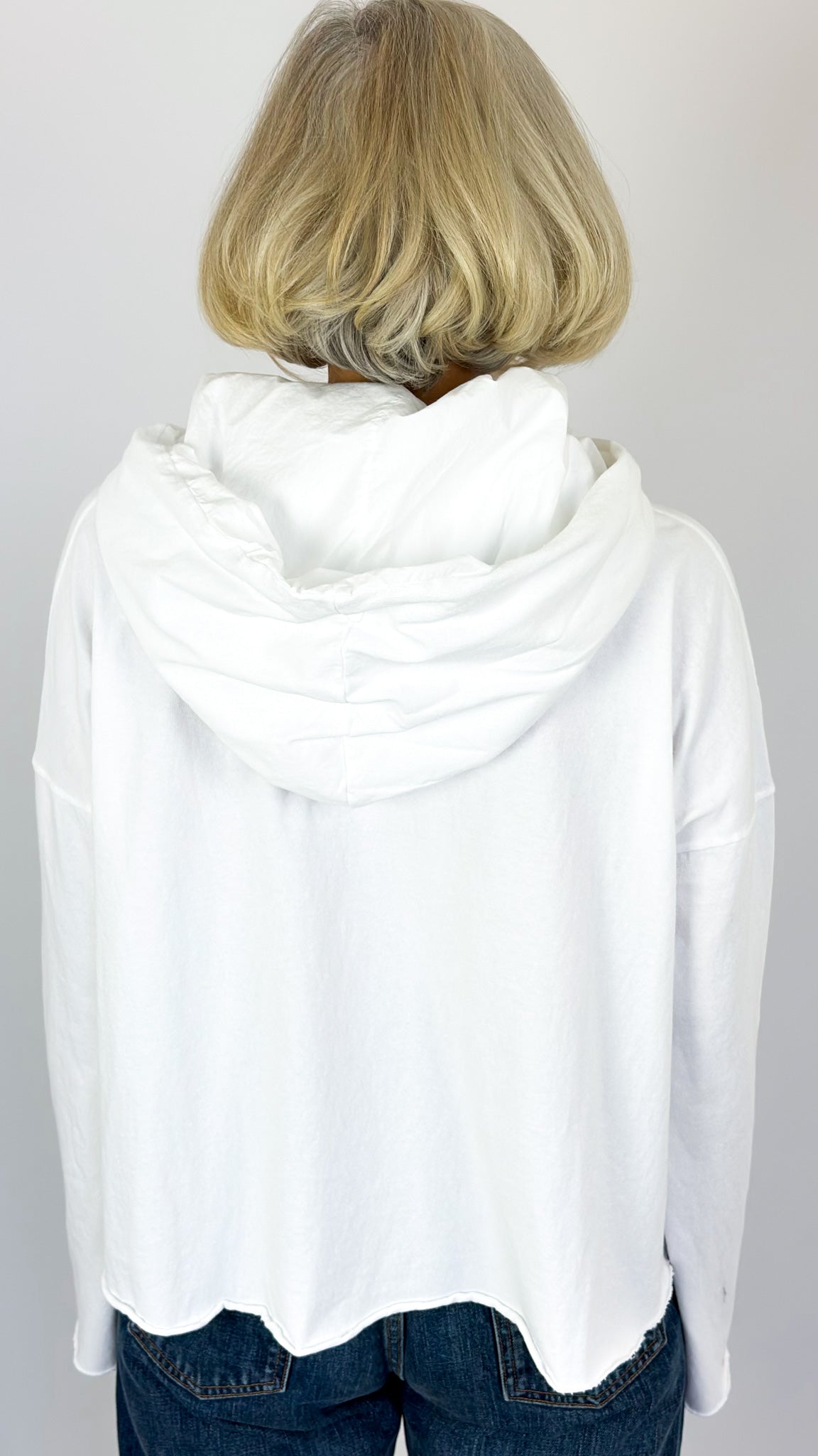 Album Di Famiglia 40_205 Hoodie Jumper White