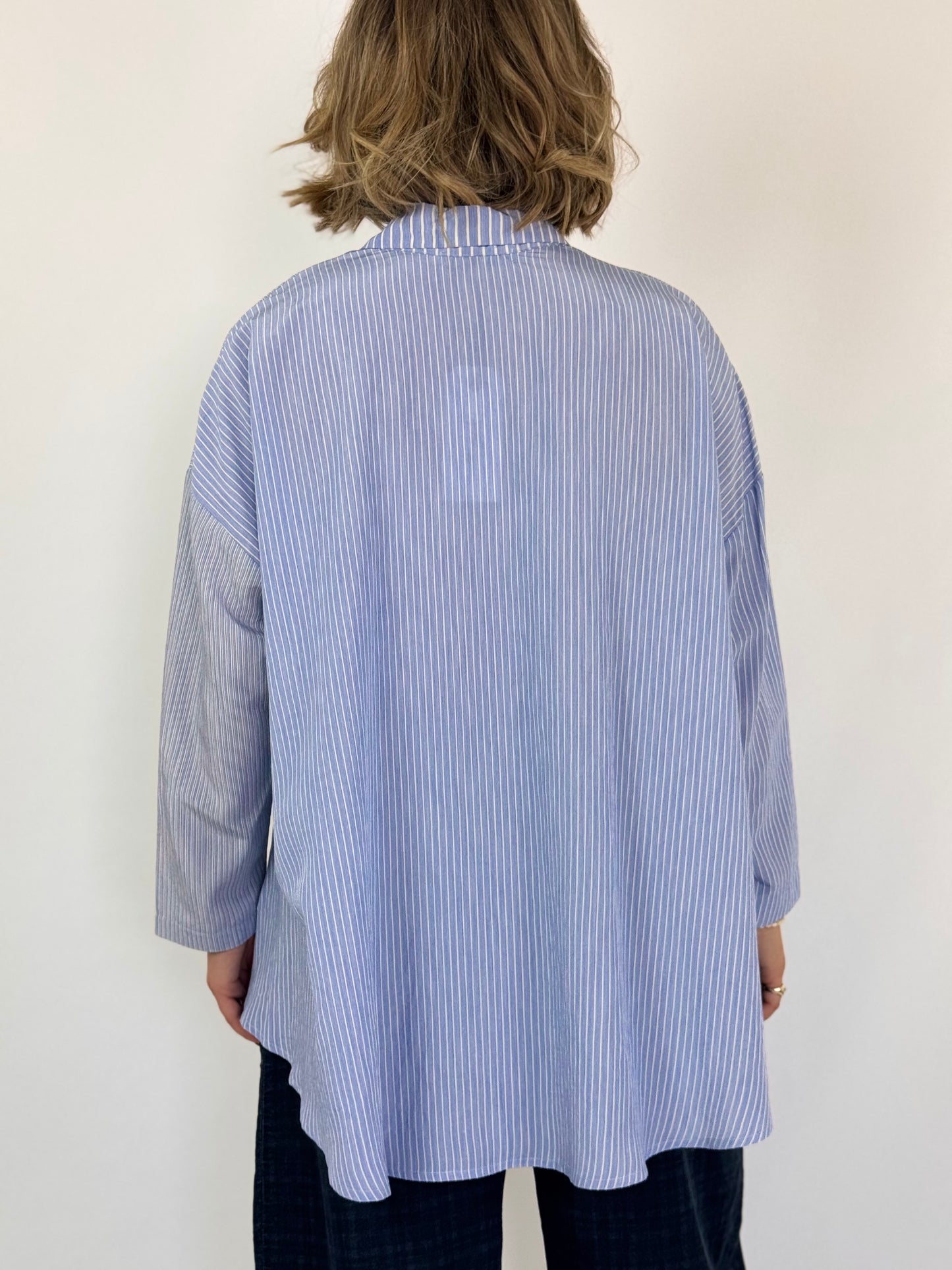 Mama b Accesa Shirt Blue Stripe