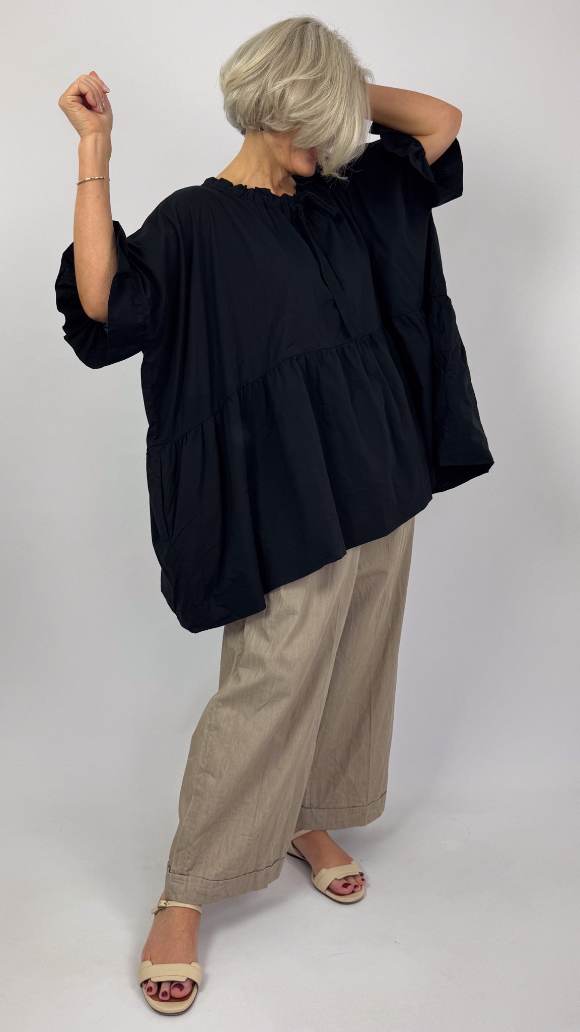 Barbara Lang SIM VI Blouse Black