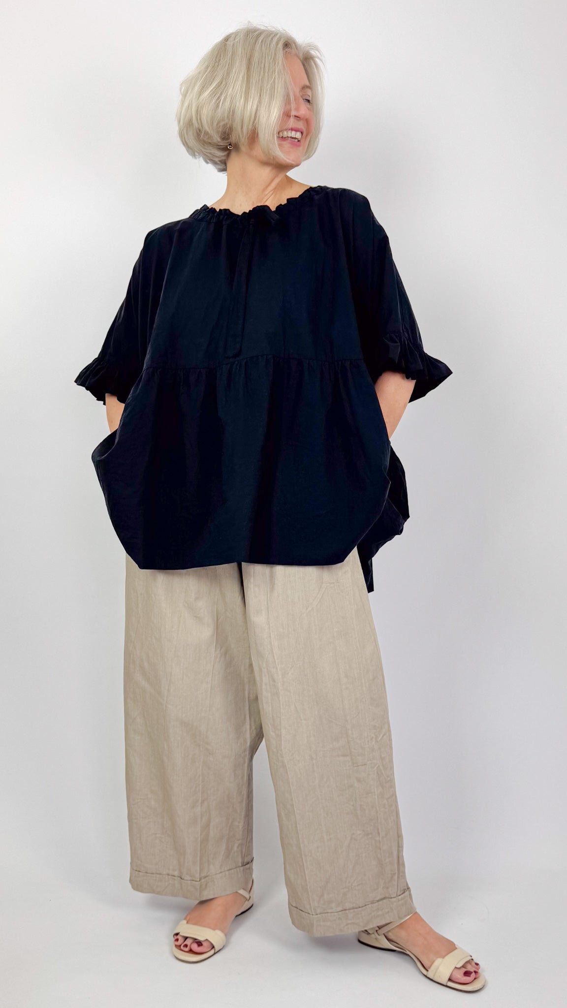 Barbara Lang SIM VI Blouse Black