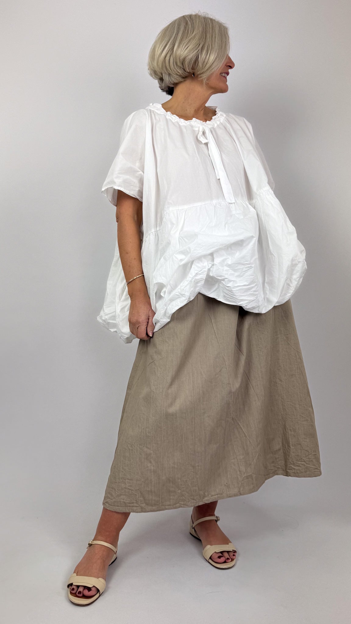 Barbara Lang SCHÜ XXXI Skirt Beige