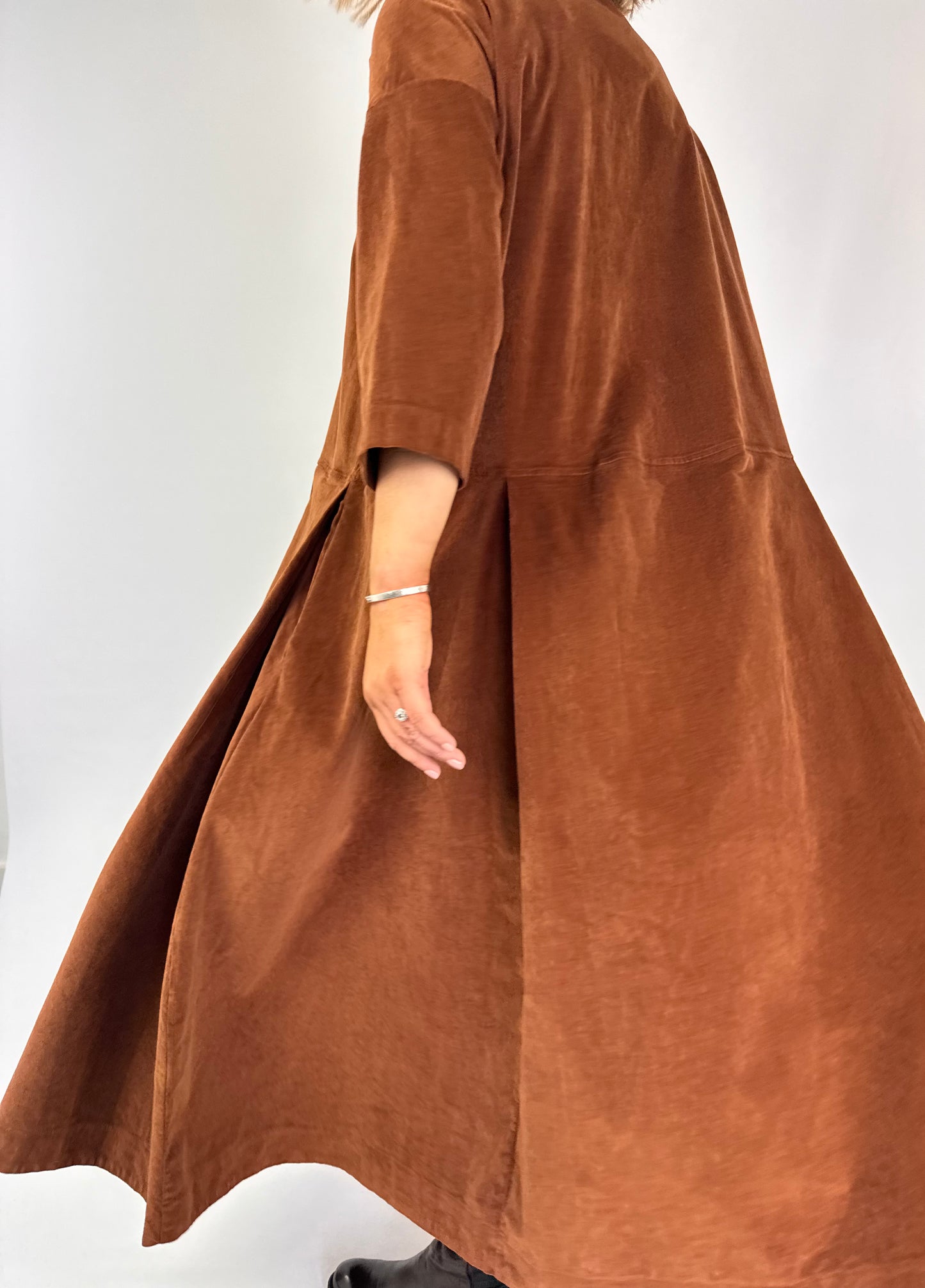 Album Di Famiglia Tailored Dress Rust