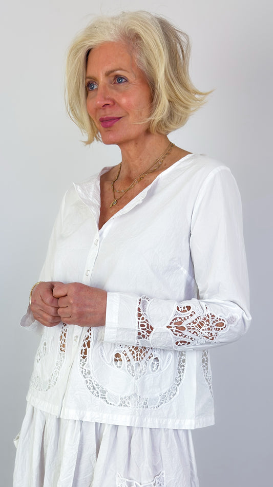 Ewa i Walla Trinity Blouse White