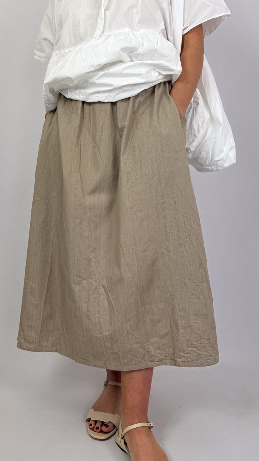 Barbara Lang SCHÜ XXXI Skirt Beige