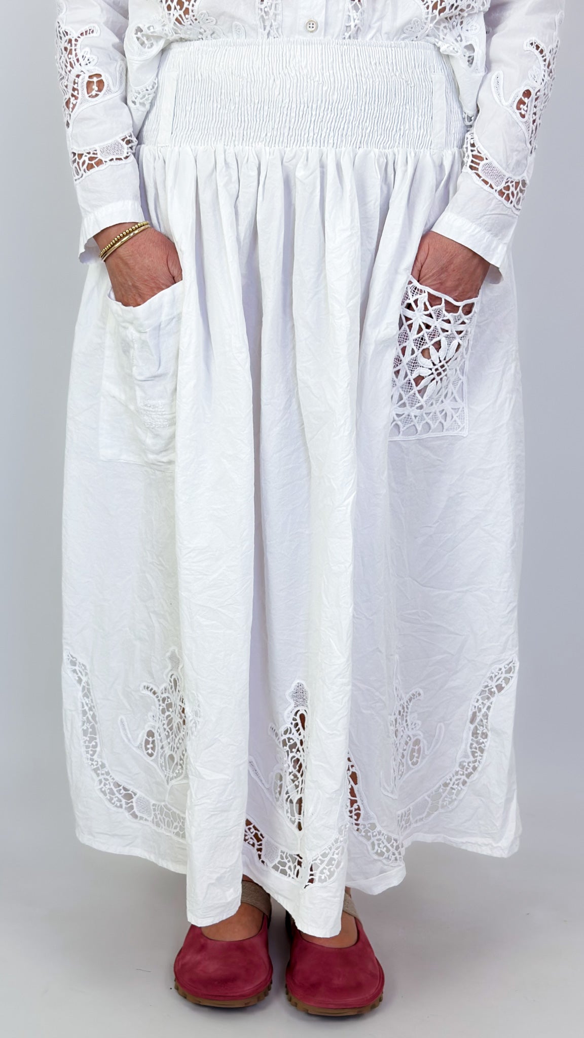 Ewa i Walla Cecile Skirt White