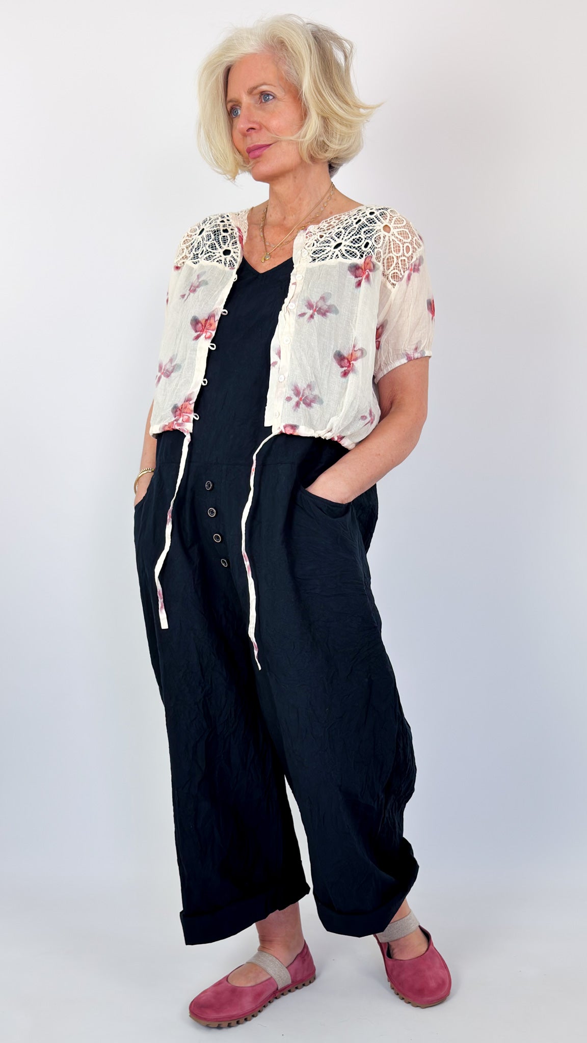 Ewa i Walla Carly Jumpsuit Black