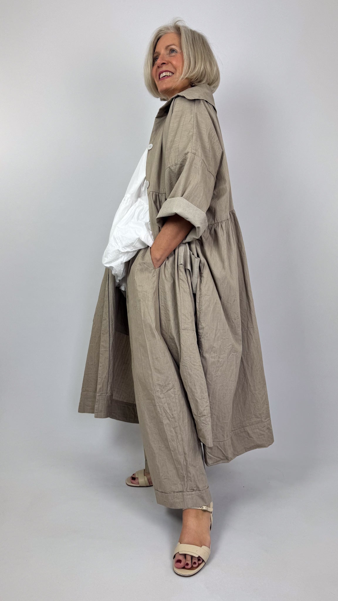 Barbara Lang SCHÜ XXXVIII Coat Beige
