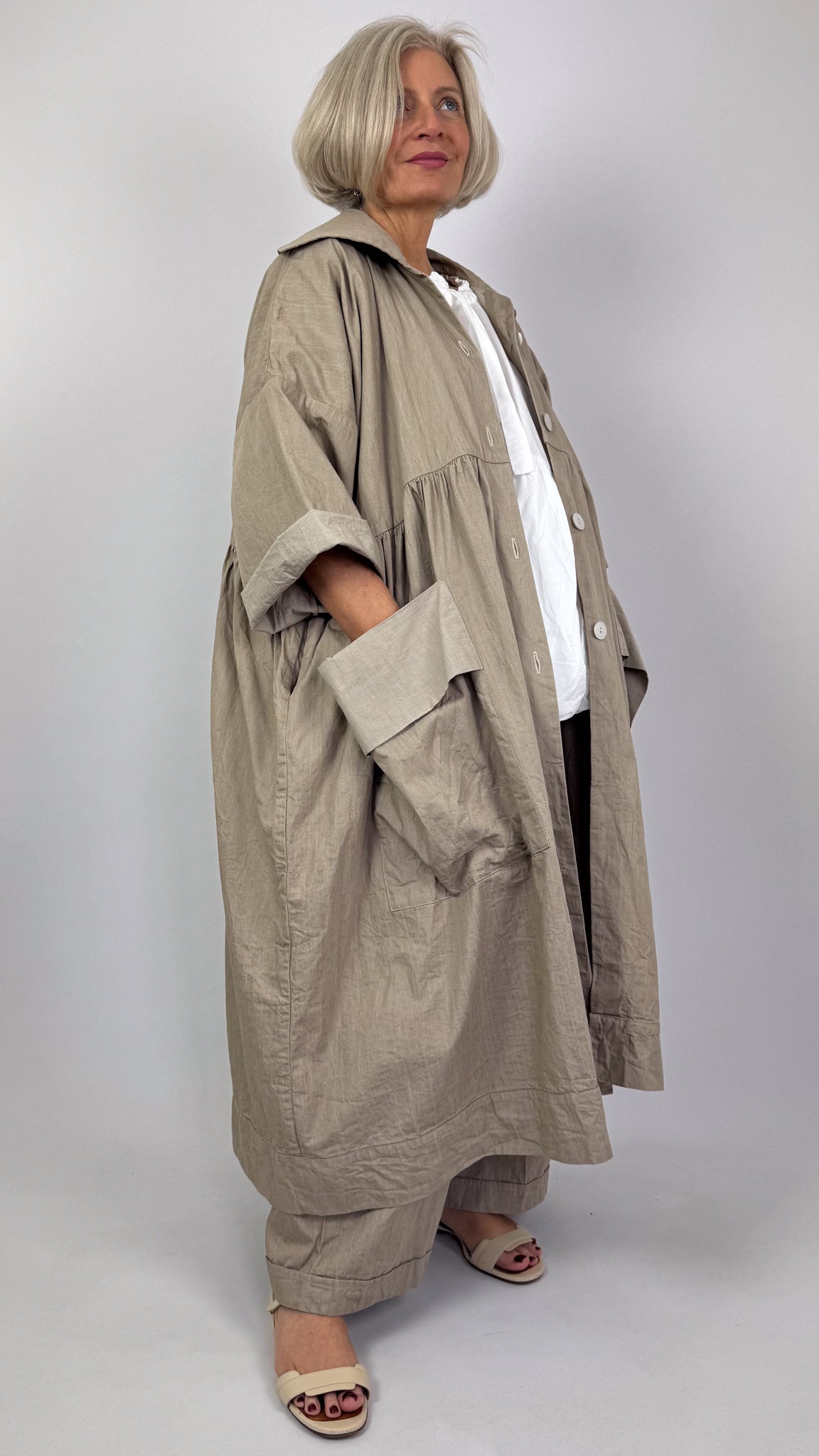 Barbara Lang SCHÜ XXXVIII Coat Beige