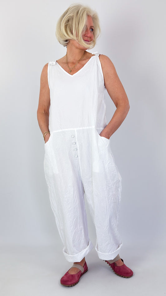 Ewa i Walla Carly Jumpsuit White