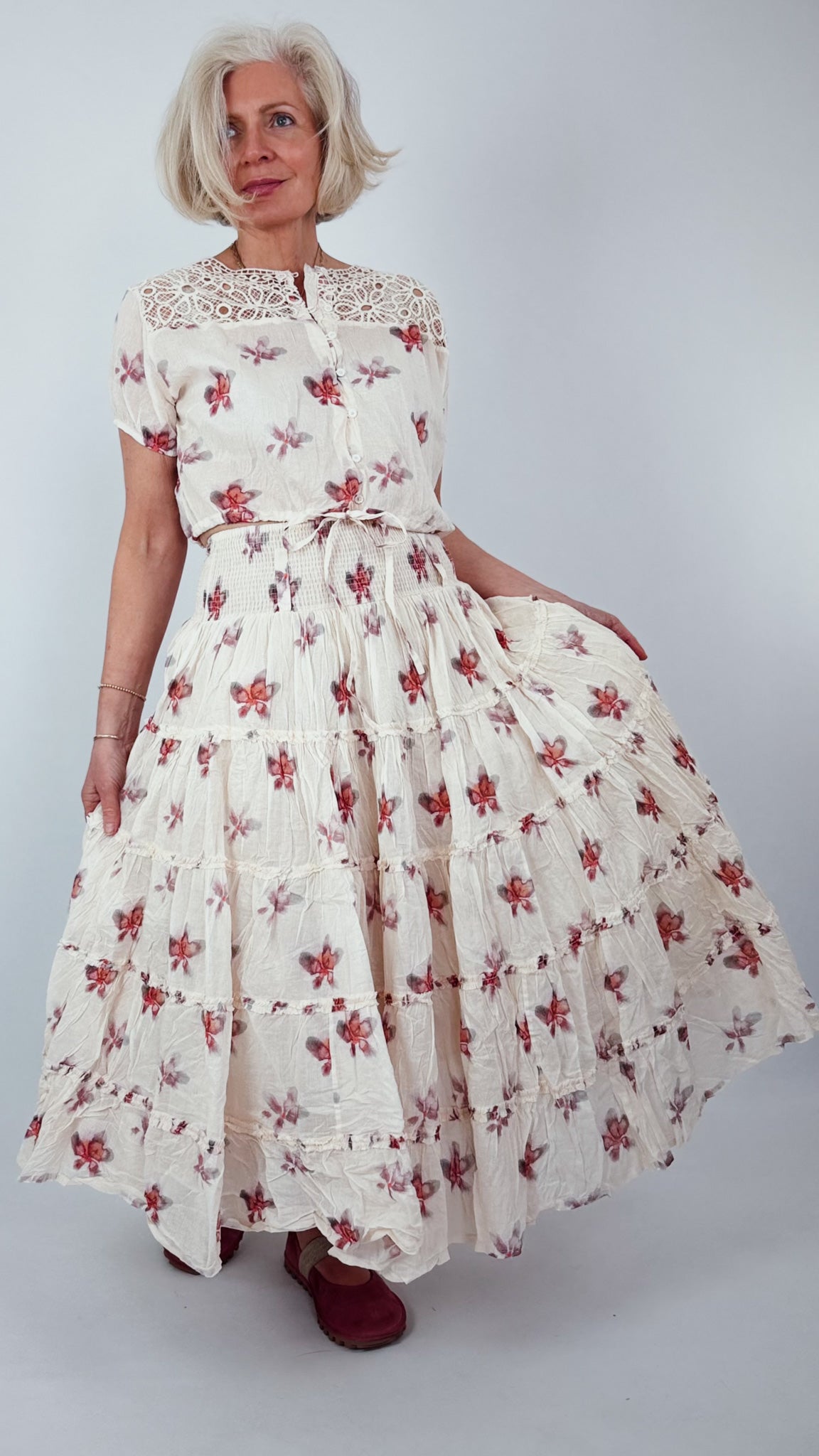 Ewa i Walla Juliette Skirt Flower