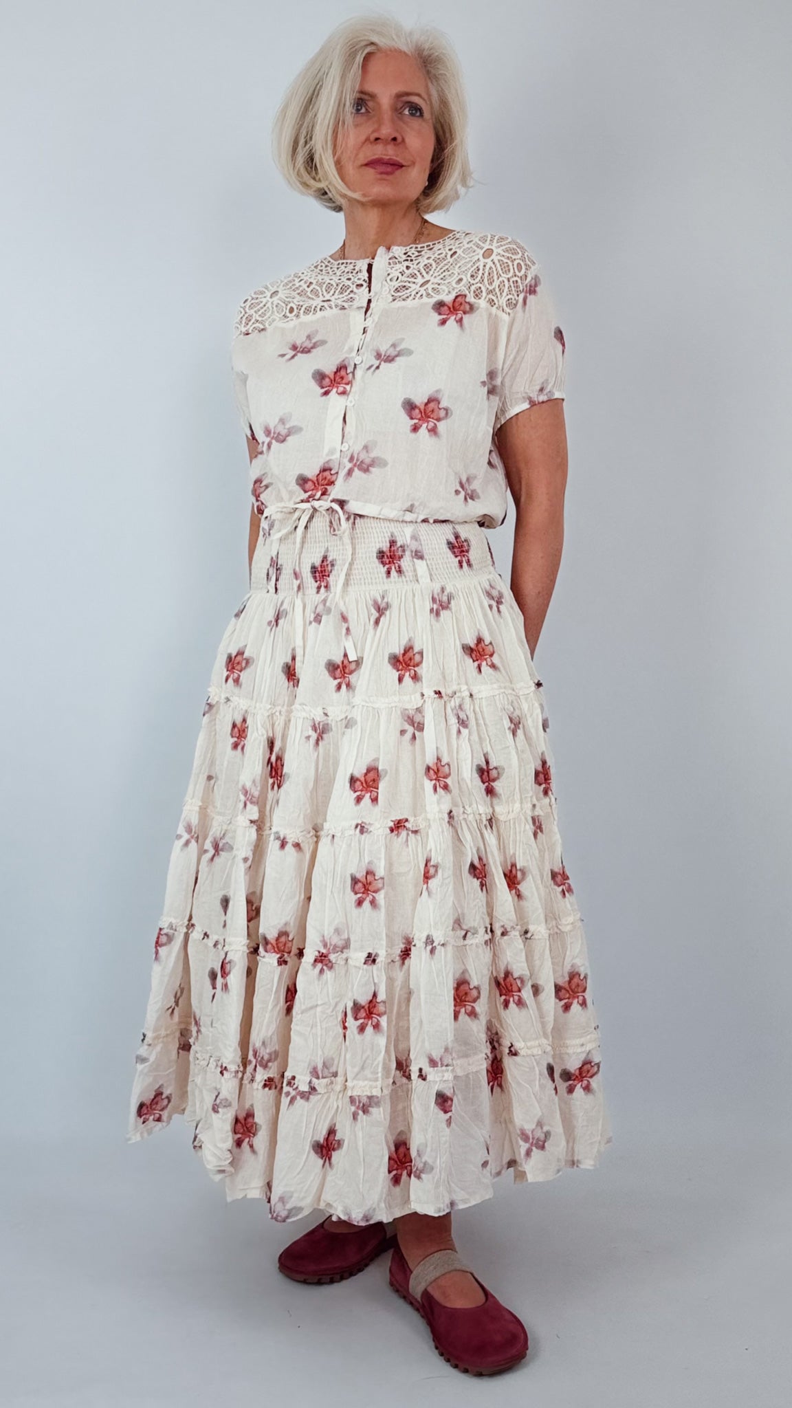 Ewa i Walla Lula Blouse Flower