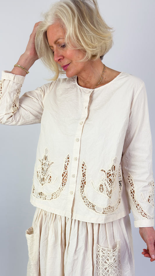 Ewa i Walla Trinity Blouse Oat